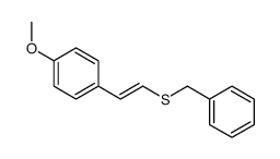 1-(2-benzylsulfanylethenyl)-4-methoxybenzene结构式