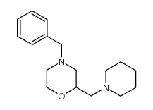 4-苄基-2-((哌啶基)甲基)吗啉结构式