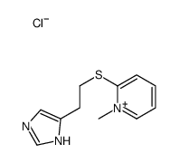 2-[2-(1H-imidazol-5-yl)ethylsulfanyl]-1-methylpyridin-1-ium,chloride Structure