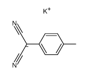 potassium salt of (p-methylphenyl)malononitrile结构式