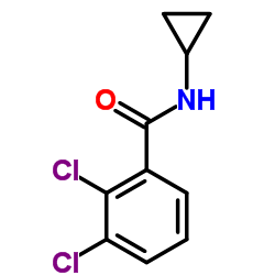 2,3-Dichloro-N-cyclopropylbenzamide Structure