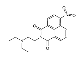2-[2-(diethylamino)ethyl]-6-nitrobenzo[de]isoquinoline-1,3-dione Structure