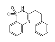 3-(2-phenylethyl)-4H-1λ6,2,4-benzothiadiazine 1,1-dioxide结构式