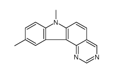 7,10-dimethylpyrimido[5,4-c]carbazole结构式