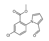 methyl 5-chloro-2-(2-formylpyrrol-1-yl)benzoate Structure