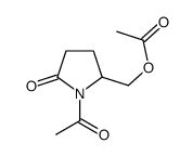 (1-acetyl-5-oxopyrrolidin-2-yl)methyl acetate Structure