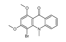 4-bromo-1,3-dimethoxy-10-methylacridin-9-one Structure