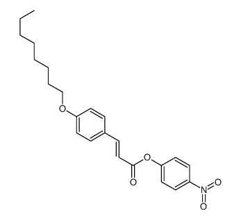 (4-nitrophenyl) 3-(4-octoxyphenyl)prop-2-enoate Structure