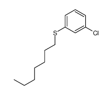 1-chloro-3-heptylsulfanylbenzene Structure