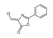 (Z)-2-phenyl-4-(chloromethylene)-5(4H)-oxazolone Structure