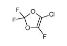 4-chloro-2,2,5-trifluoro-1,3-dioxole Structure