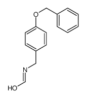 N-[(4-phenylmethoxyphenyl)methyl]formamide结构式