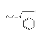 (2-iodo-1-isocyanatopropan-2-yl)benzene结构式