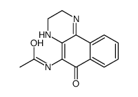 N-(6-oxo-3,4-dihydro-2H-benzo[f]quinoxalin-5-yl)acetamide结构式