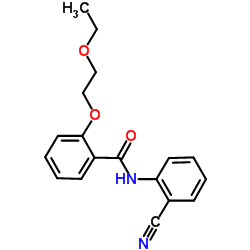 N-(2-Cyanophenyl)-2-(2-ethoxyethoxy)benzamide结构式