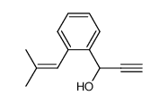 1-(2-(2-methylprop-1-enyl)phenyl)-prop-2-yn-1-ol Structure