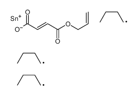 1-O-prop-2-enyl 4-O-tributylstannyl but-2-enedioate Structure