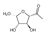 beta-D-xylo-Hexofuranos-5-ulose, 6-deoxy- (9CI)结构式