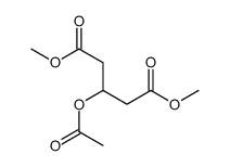 dimethyl 3-acetyloxypentanedioate结构式