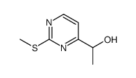 1-(2-methylsulfanylpyrimidin-4-yl)ethanol Structure