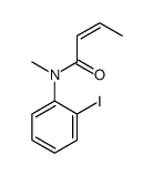 N-(2-iodophenyl)-N-methylbut-2-enamide结构式