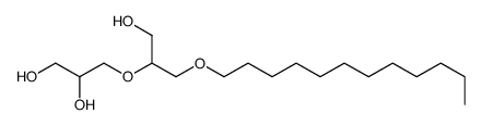 3-(1-dodecoxy-3-hydroxypropan-2-yl)oxypropane-1,2-diol结构式