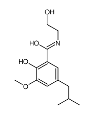 N-(2-hydroxyethyl)-5-isobutyl-3-methoxysalicylamide picture