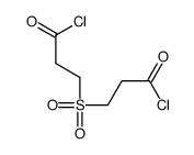 3-(3-chloro-3-oxopropyl)sulfonylpropanoyl chloride Structure