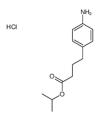 isopropyl 4-(4-aminophenyl)butyrate hydrochloride Structure