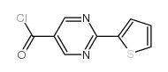2-thiophen-2-ylpyrimidine-5-carbonyl chloride Structure