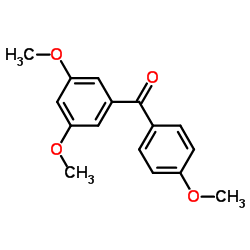 (3,5-Dimethoxyphenyl)(4-methoxyphenyl)methanone Structure