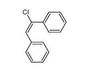 (E)-1,2-Diphenyl-1-chloroethene结构式