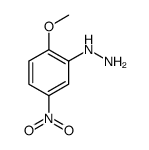 (2-甲氧基-5-硝基苯基)肼结构式