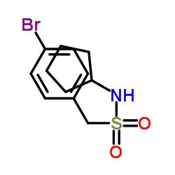 1-(4-Bromophenyl)-N-cyclopentylmethanesulfonamide Structure