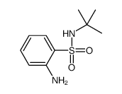 2-Amino-N-(tert-butyl)benzenesulfonamide Structure
