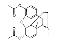 morphine diacetate Structure