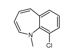 9-chloro-1-methyl-1H-benzo[b]azepine结构式