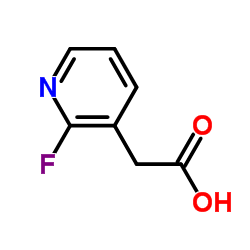 2-Fluoropyridine-3-acetic acid Structure