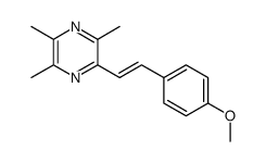 (E)-2-(4-methoxylstyryl)-3,5,6-trimethylpyrazine Structure