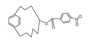 4-(p-Nitrobenzoyloxy)-<9>paracyclophan结构式