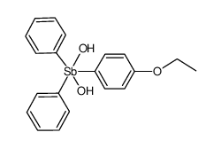 (C6H5)2Sb(OH)2-4-OC2H5 Structure