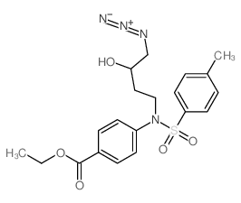 Benzoic acid,4-[(4-azido-3-hydroxybutyl)[(4-methylphenyl)sulfonyl]amino]-, ethyl ester picture