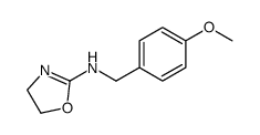 N-[(4-methoxyphenyl)methyl]-4,5-dihydro-1,3-oxazol-2-amine Structure