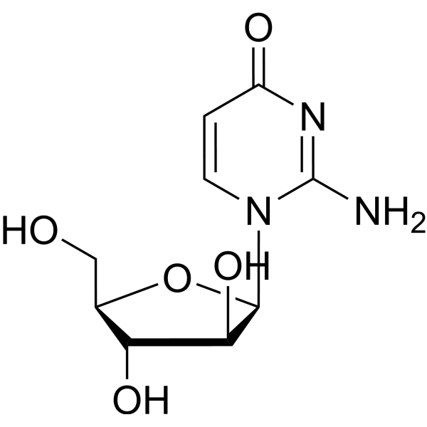 4(1H)-Pyrimidinone,2-amino-1-b-D-arabinofuranosyl-结构式