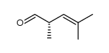 (S)-2,4-dimethylpent-3-enal结构式