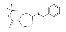 tert-butyl 4-[benzyl(methyl)amino]azepane-1-carboxylate Structure