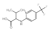 N-[5-(TRIFLUOROMETHYL)PYRIDIN-2-YL]VALINE Structure