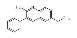 6-ETHYL-3-PHENYL-2-QUINOLINOL structure