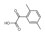 (2,5-dimethyl-phenyl)-glyoxylic acid Structure