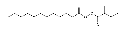 dodecanoyl 2-methylbutyryl peroxide结构式